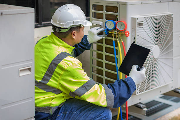 Professional Air Conditioning Repair technician working in Ripley, OK